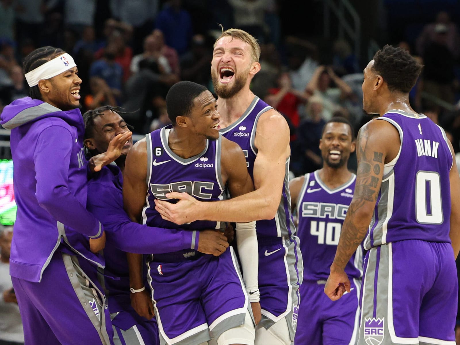 See a purple light in the sky? The Sacramento Kings have a new victory beam
