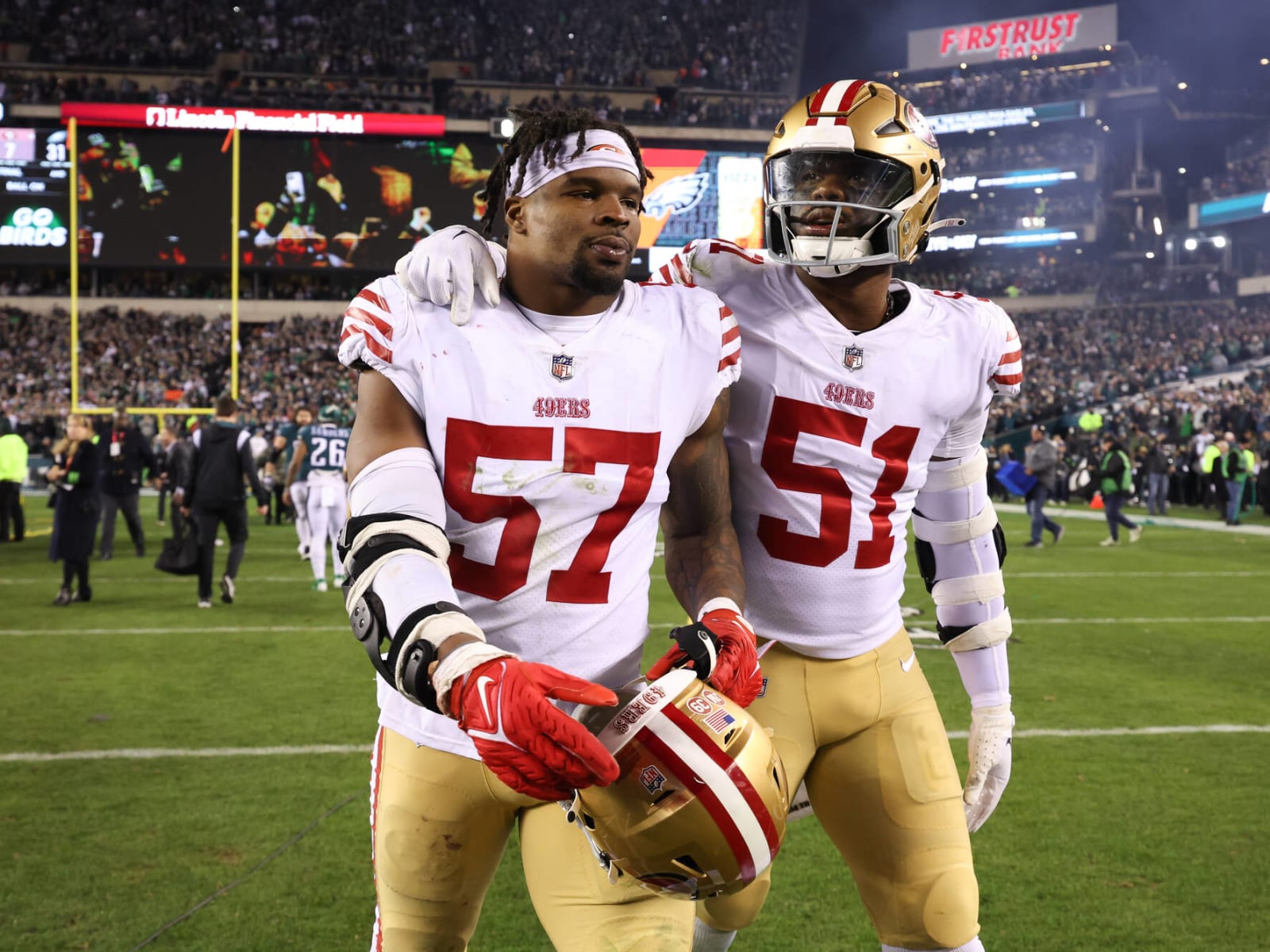 Sports Illustrated on X: A 49ers shirt on the iconic Rocky Balboa statue  in Philadelphia 