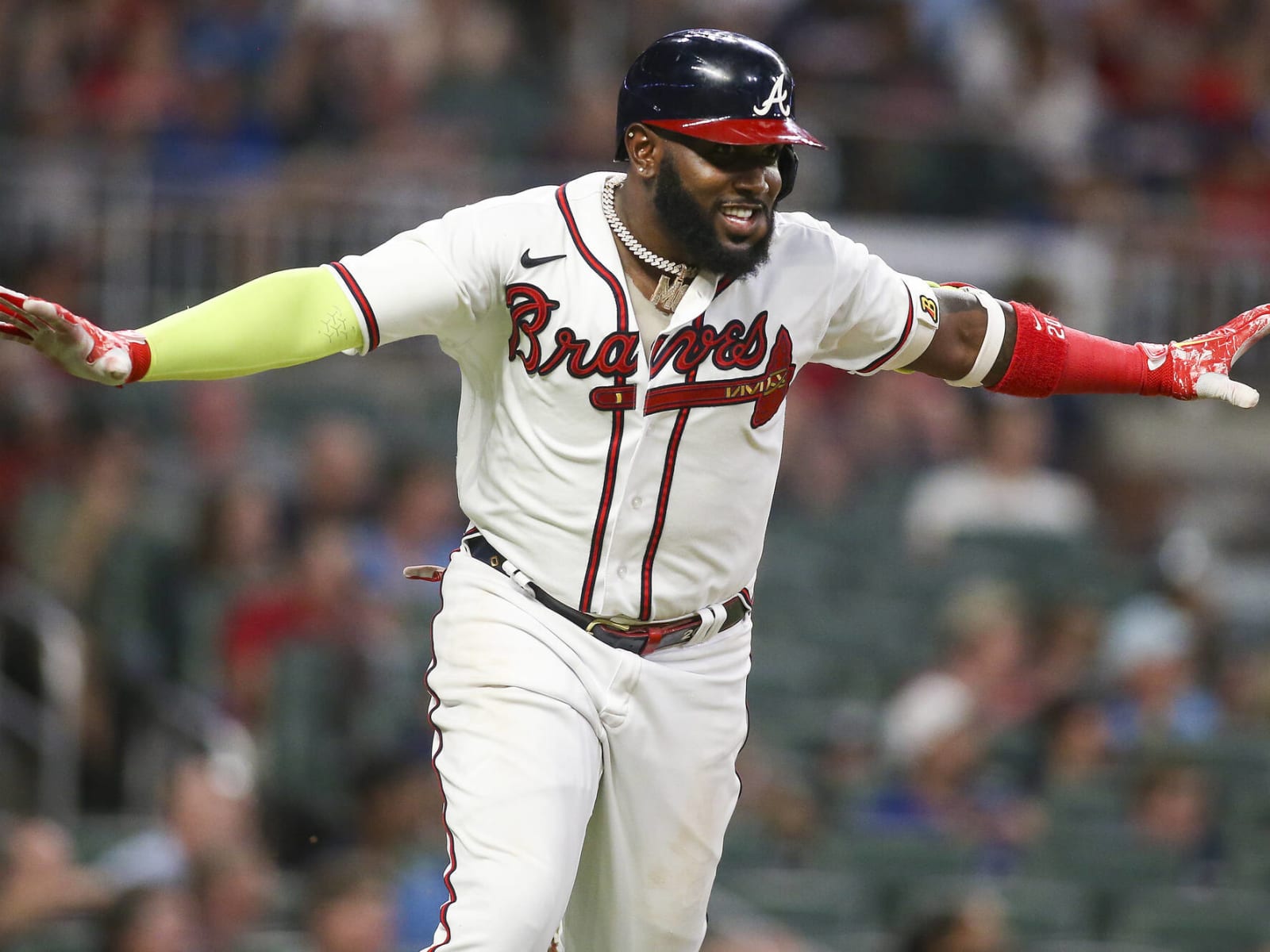 Atlanta Braves on X: Marcell Ozuna is the first player in #Braves history  to have at least four hits and four RBI in a postseason game. #MixItUp   / X