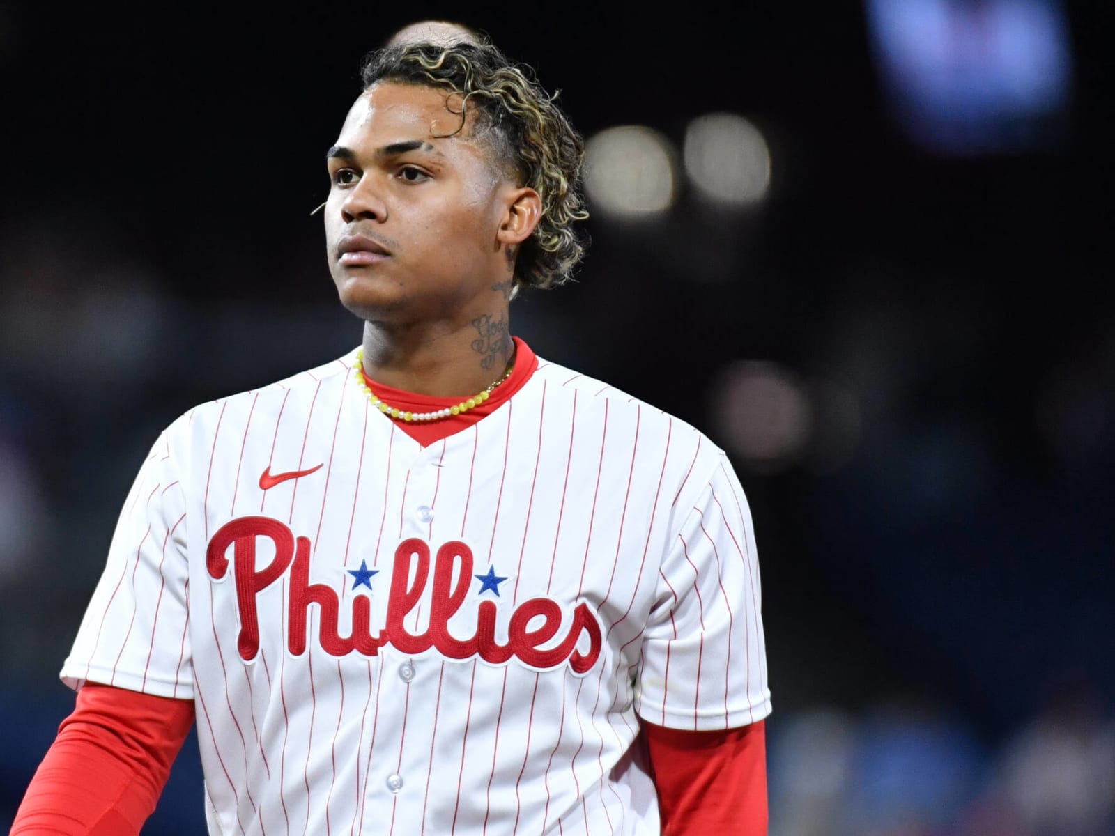 Phillies put OF Cristian Pache on 10-day IL with knee injury - The