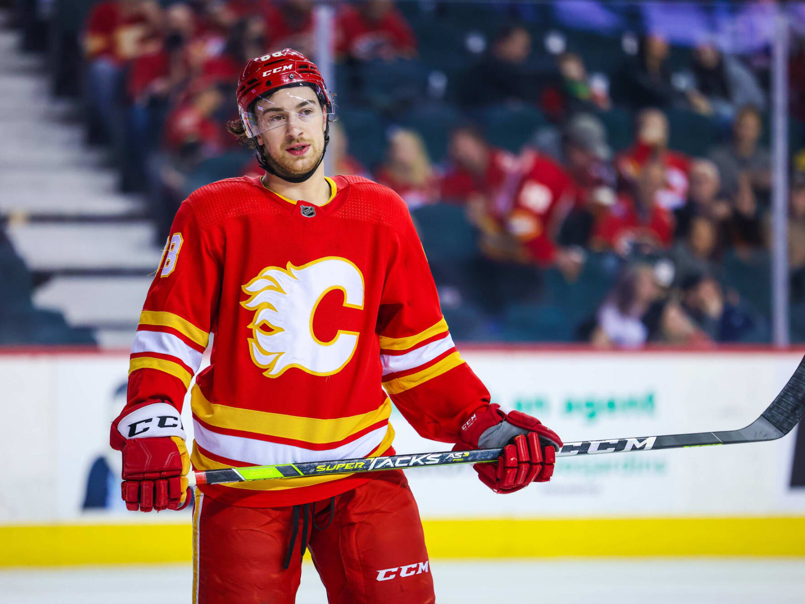 Andrew Mangiapane burns down the barn in anticipation of Flames season