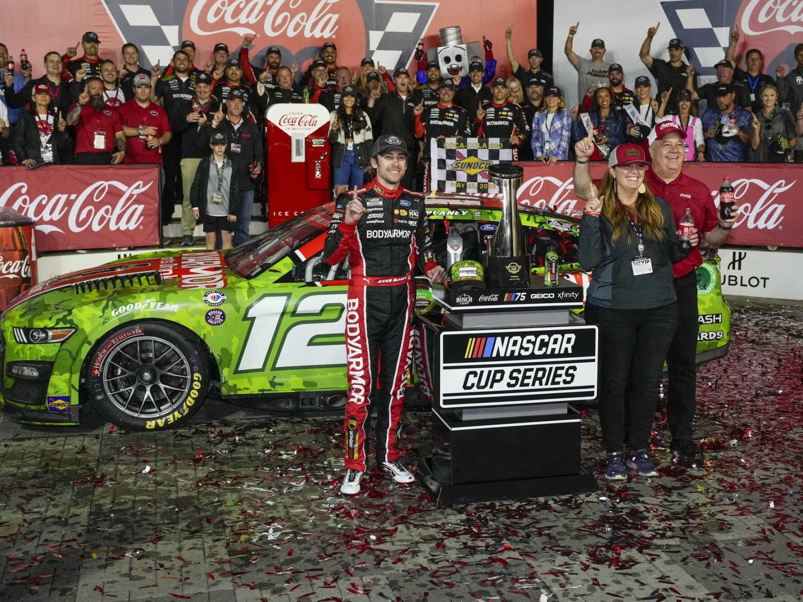 Ryan Blaney ends drought, wins Coca-Cola 600 Yardbarker