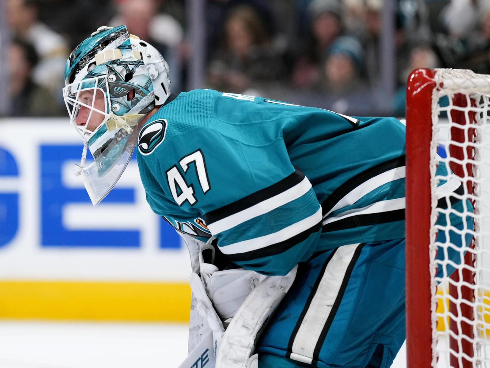 19 San Jose Sharks players wear Pride warmup jersey, 1 does not