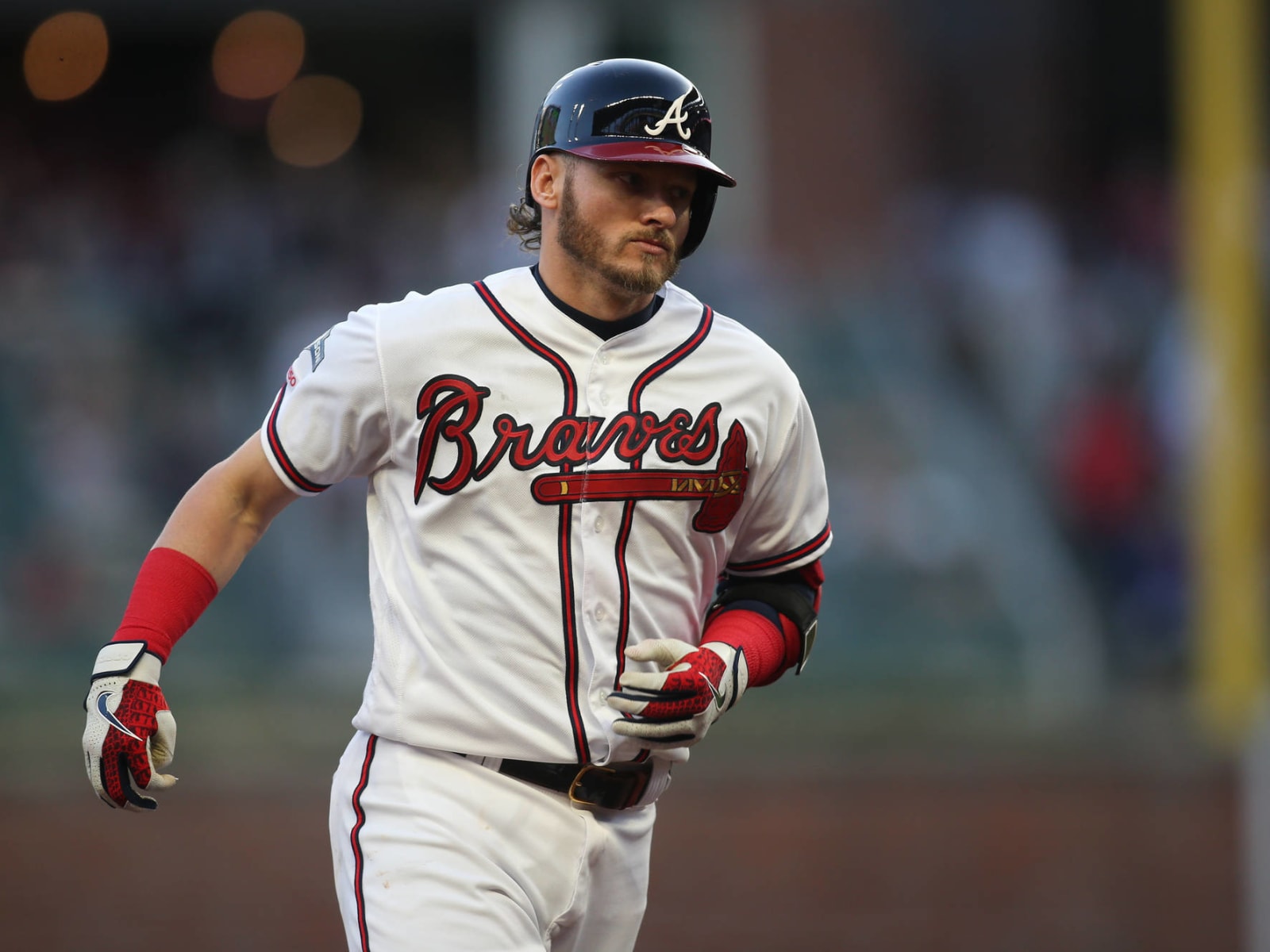 JOSH DONALDSON  Atlanta Braves 1970's Home Majestic Throwback