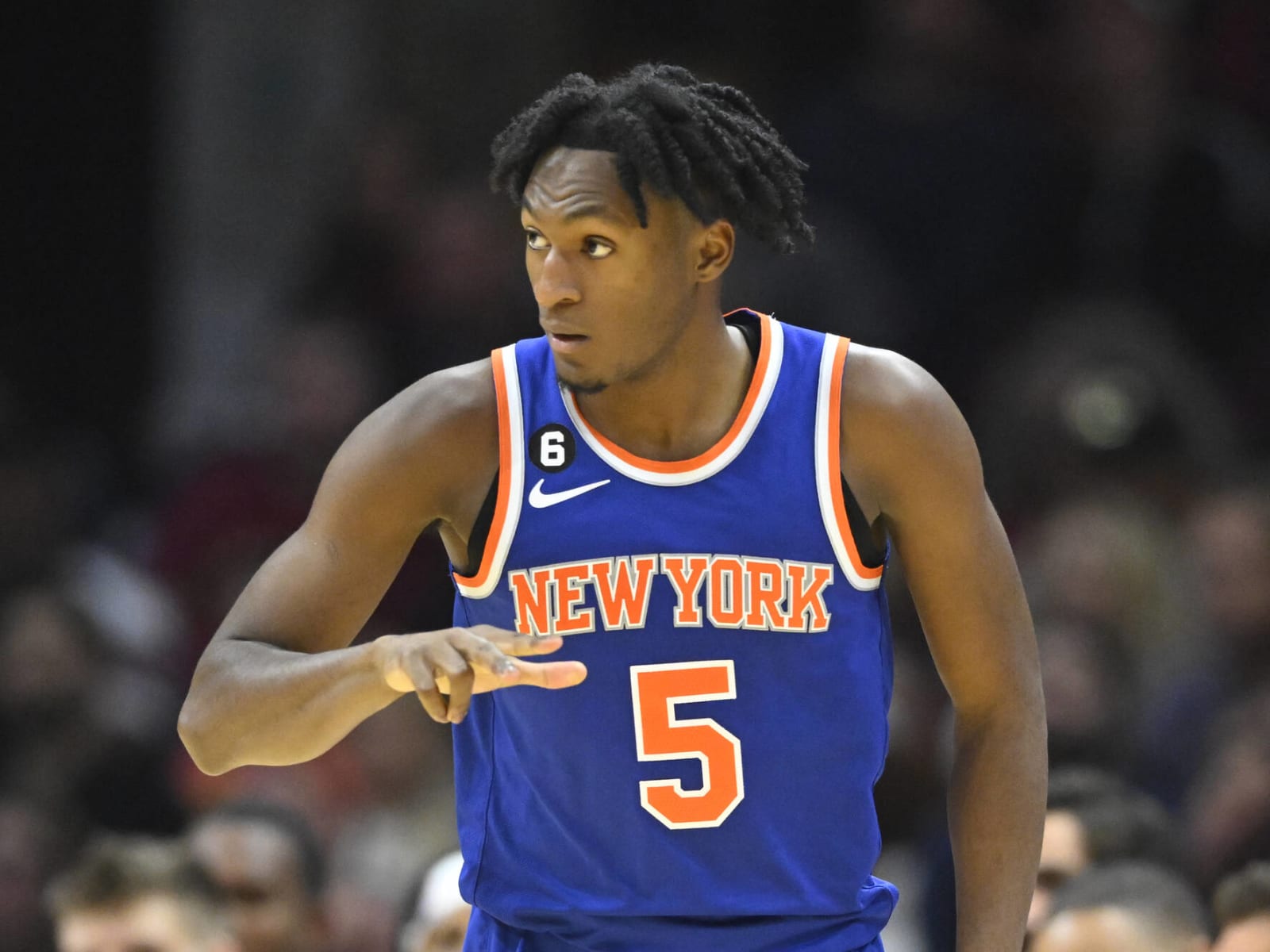 Knicks' Immanuel Quickley won't stop talking on defense: 'Boom, I