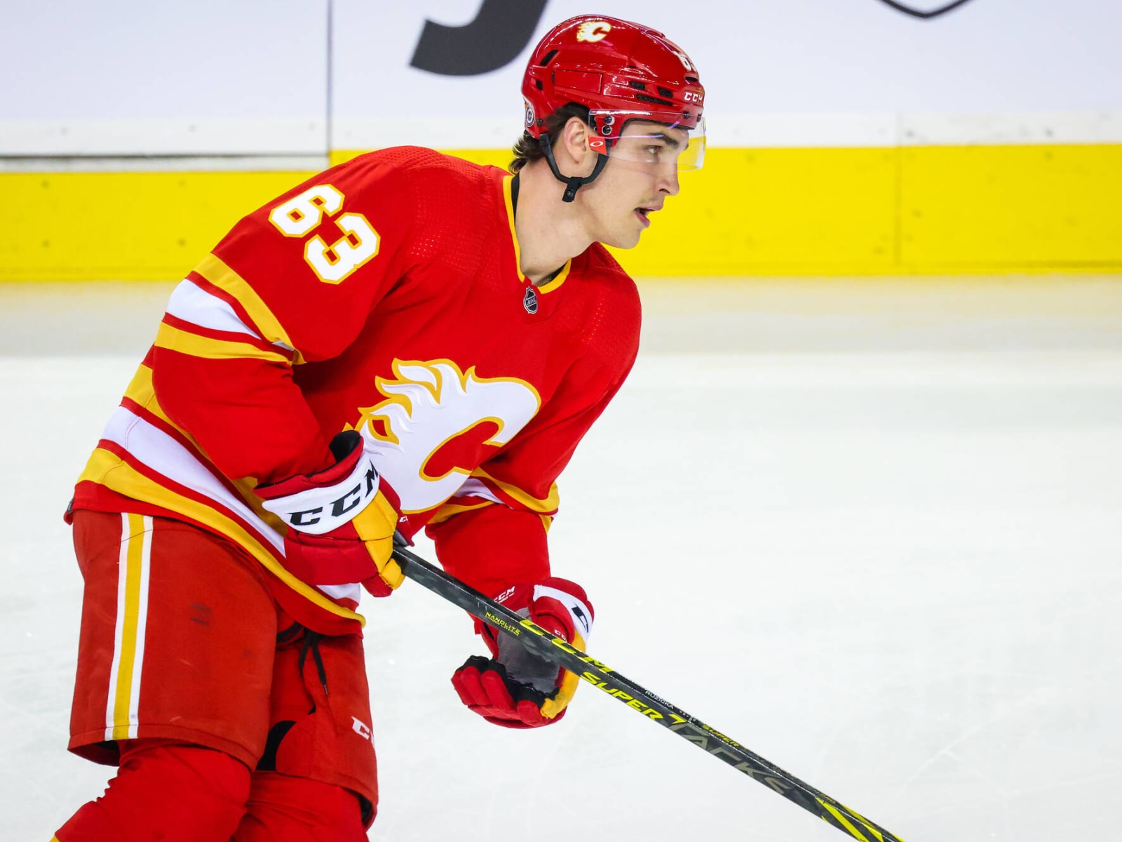 Adam Ruzicka #63 (Calgary Flames) first NHL goal Dec 7, 2021 