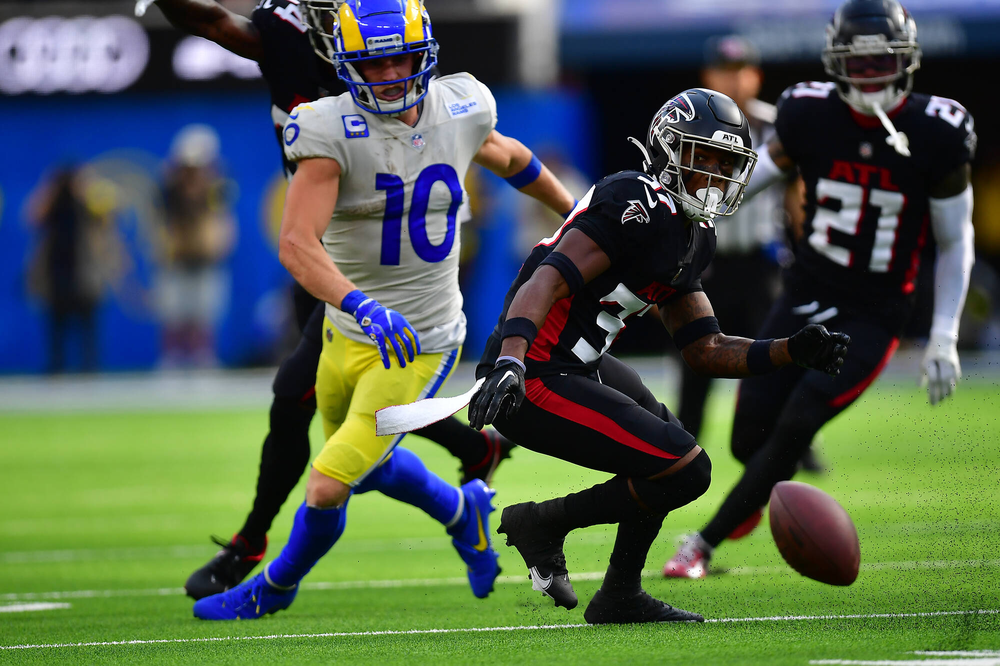 Falcons nearly make '28-3' work for them