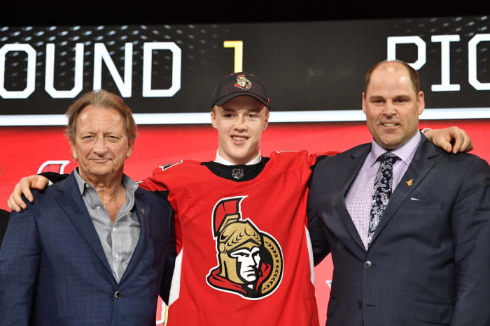 Ottawa Senators (a 2019 first-round pick)