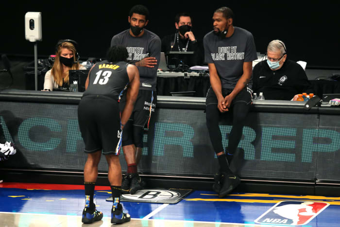 Kevin Durant and James Harden have played a combined 64 games for the Nets