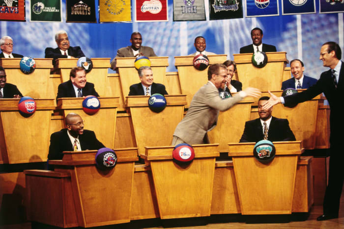 Pat Croce, high-fiving machine