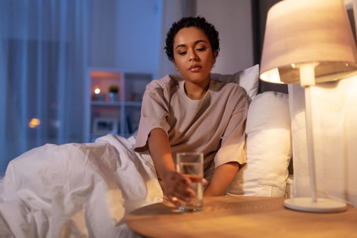 Avoid alcohol at night