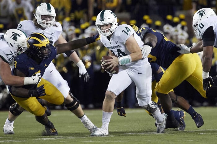 (6) Michigan (6-1) at (24) Michigan State (4-2), Noon, Saturday, FOX