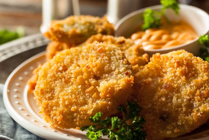 Fried green tomatoes