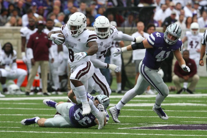 Kansas State (2-0) at Mississippi State (2-0), Noon, Saturday, ESPN