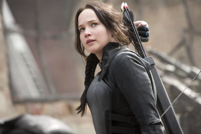 Jennifer Lawrence as Katniss Everdeen