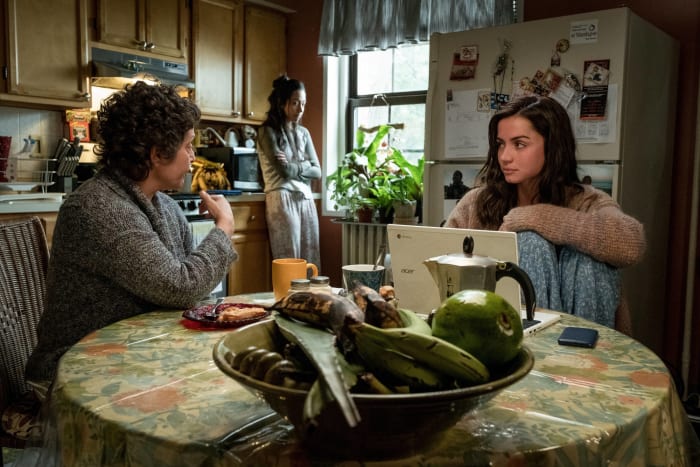 Marta’s mom is watching a fitting television episode