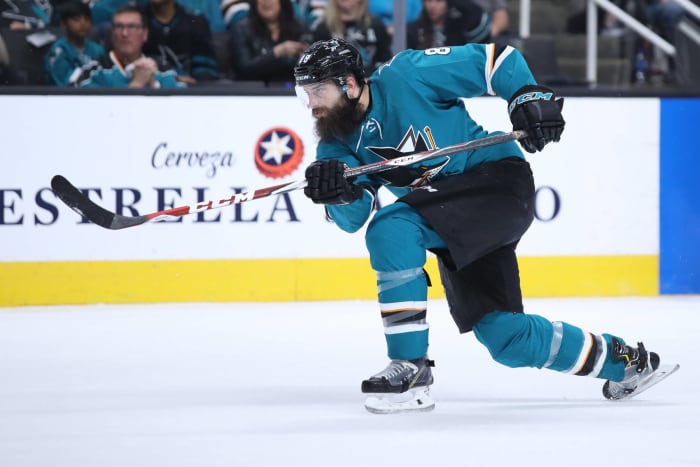 TIER 4: Brent Burns, San Jose Sharks