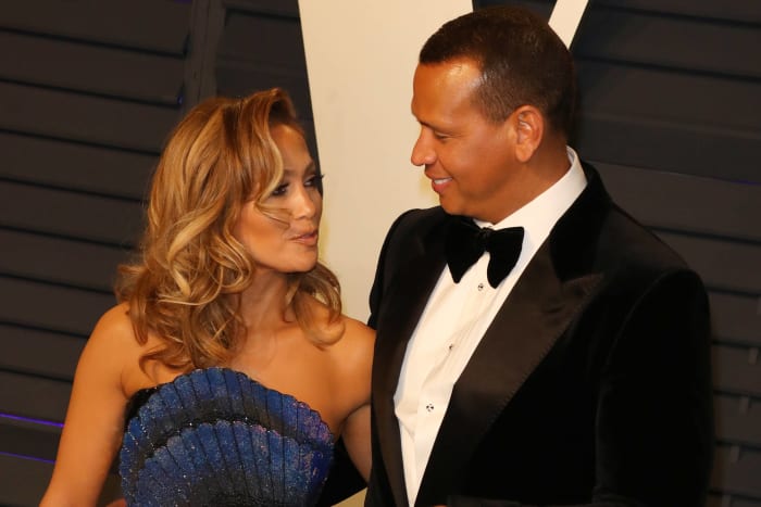 Alex Rodriguez and Jennifer Lopez