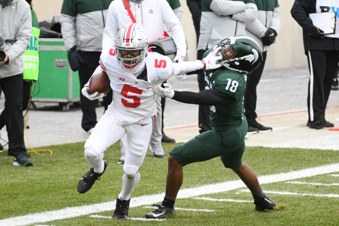 Ohio State WR Garrett Wilson | Comp: Davante Adams