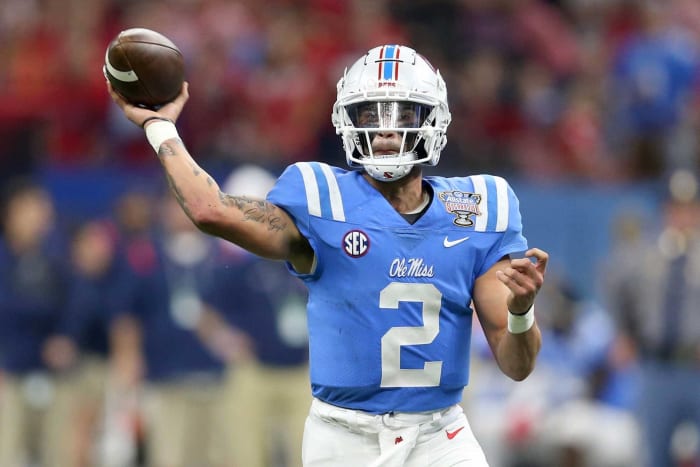 NFL first-round mock draft: Post Super Bowl version 19 Pittsburgh Steelers: Matt Corral, QB, Ole Miss