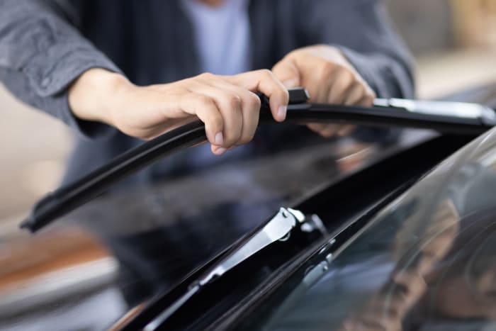 Check your wiper blades