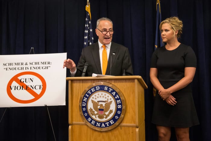 Chuck Schumer and Amy Schumer