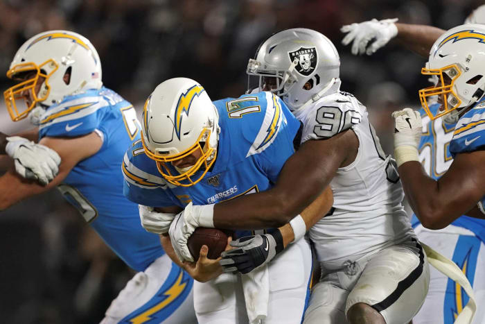 THURSDAY: OAKLAND 26, LA CHARGERS 24