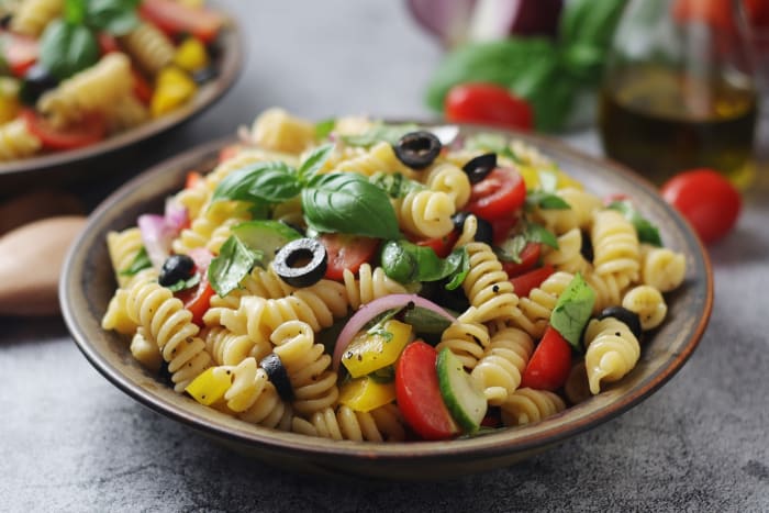Mediterranean pasta salad