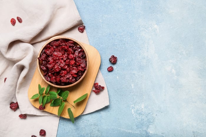 Dried cranberries