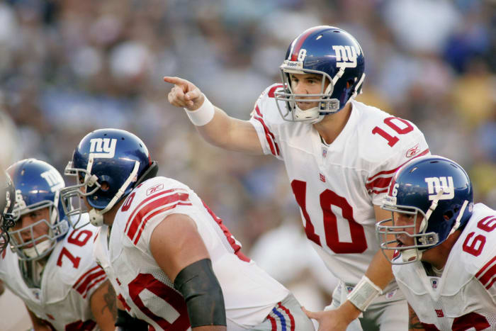 Rookie year with the Giants