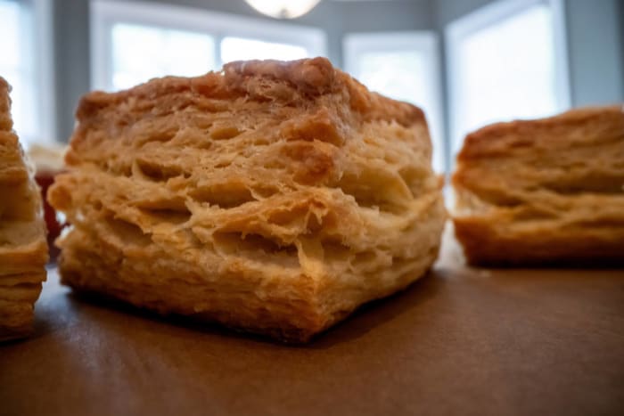 Potato and celery root biscuits