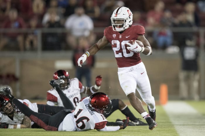 (17) USC (1-0) at (10) Stanford (1-0), 8:30 p.m., Saturday, Fox