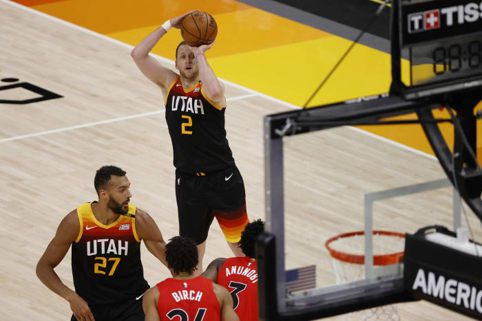 Joe Ingles has a true shooting percentage of 69.02, the ninth-best of all time