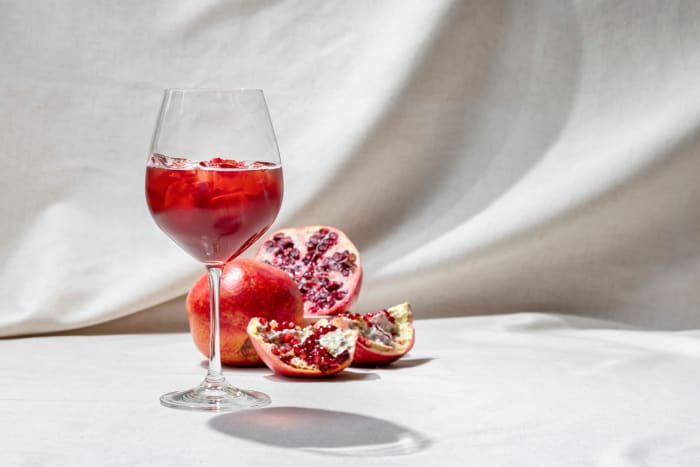 Pomegranate spritz