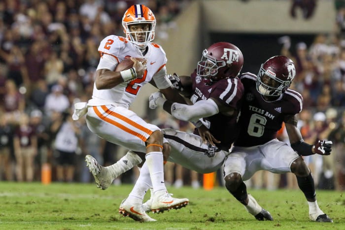 Sep. 8 - Clemson d. Texas A&M, 28-26