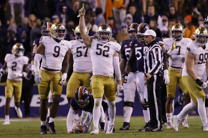 Georgia Tech (3-7) at No. 8 Notre Dame (9-1), Saturday, 3:30 p.m., NBC