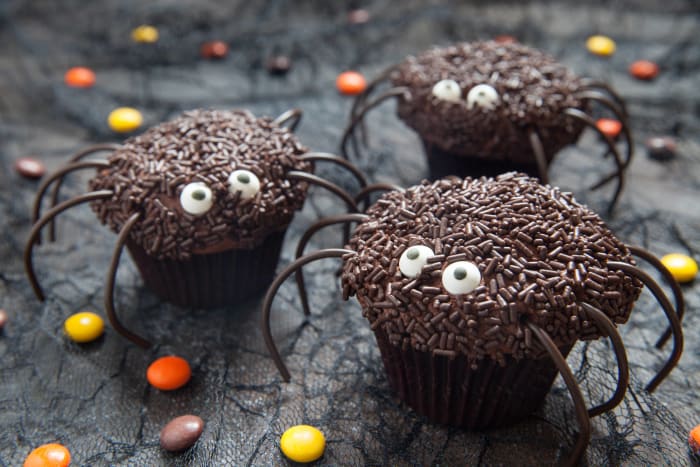 Spider cupcakes