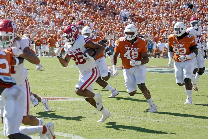 Oct. 9: No. 6 Oklahoma 55, No. 21 Texas 48