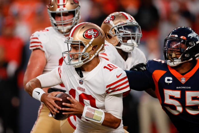 49ers waste strong defensive outing in loss to Russell Wilson, Broncos