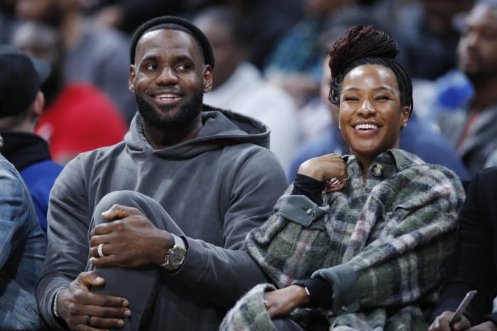 LeBron and Savannah James