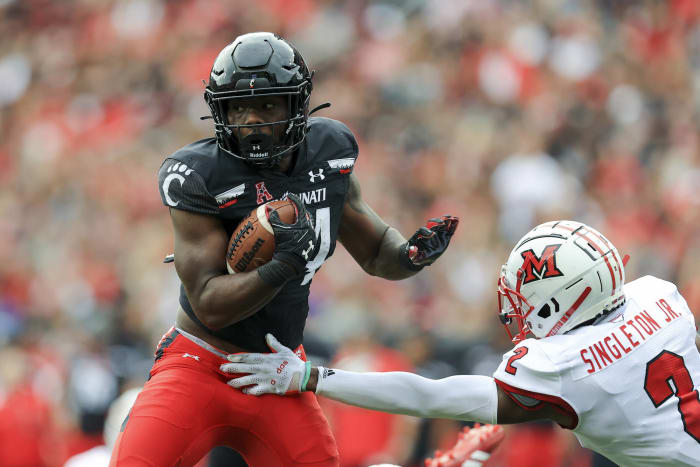 No. 8 Cincinnati (2-0) at Indiana (1-1), Noon, Saturday, ESPN