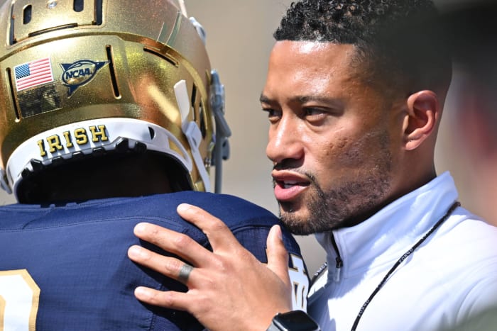 California (2-0) at Notre Dame (0-2), 1:30 p.m., Saturday, NBC/Peacock