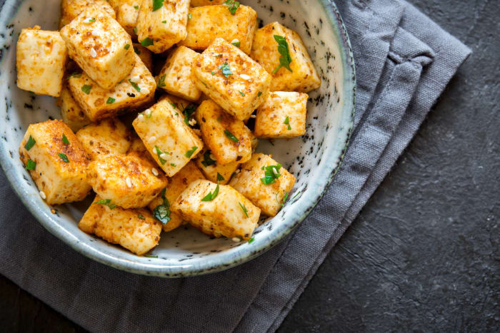 Crispy tofu