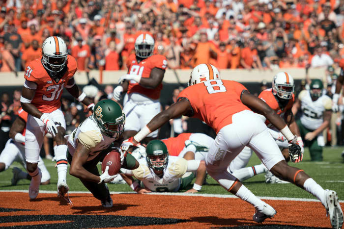 No. 21 Baylor (4-0, 2-0 in Big 12) at No. 19 Oklahoma State (4-0, 1-0 in Big 12), 7 p.m., Saturday, ESPN2