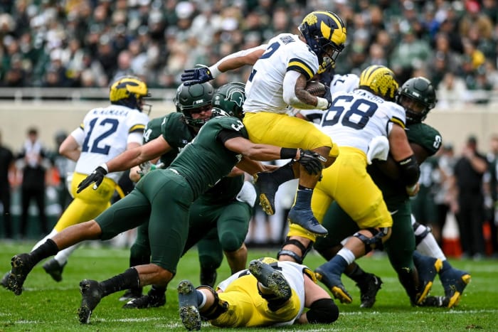 Michigan State (3-4, 1-3 in Big Ten) at No. 4 Michigan (7-0, 4-0 in Big Ten), 7:30 p.m., Saturday, ABC