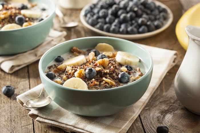 Quinoa breakfast bowl