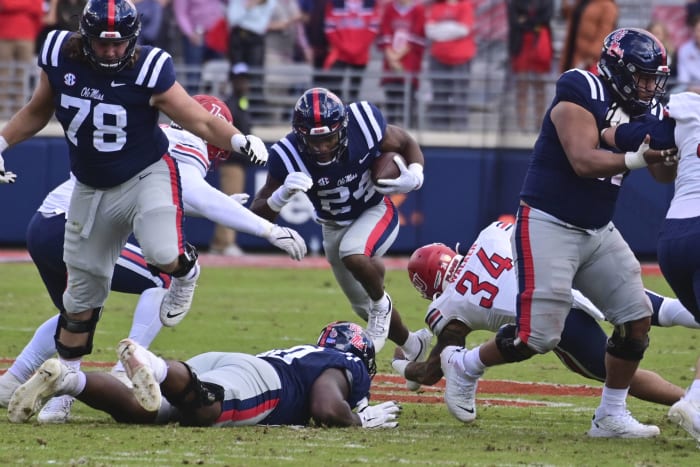 Vanderbilt (2-8, 0-9 in SEC) at No. 12 Mississippi (8-2, 4-2 in SEC), Saturday, 7:30 p.m., SEC Network