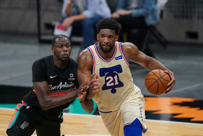 The 76ers are plus-12.2 points per 100 possessions with Joel Embiid on the court