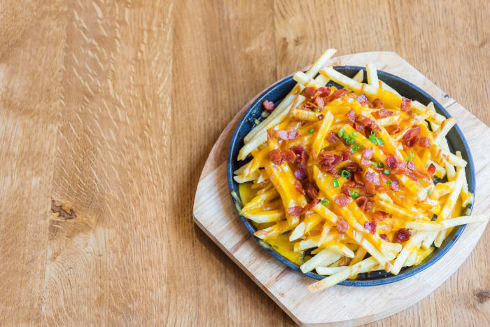 Bacon cheese fries