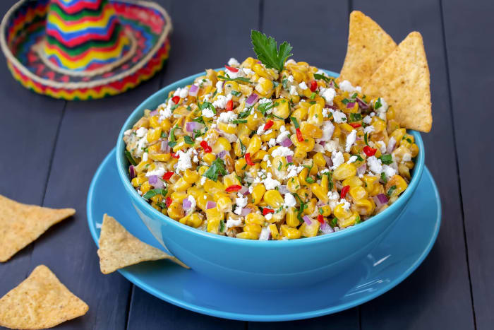 Mexican street corn salad